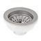 Ruvati Basket Strainer for Thick Fireclay Kitchen Sink Drain Assembly Stainless Steel RVA1039ST - alternate 1